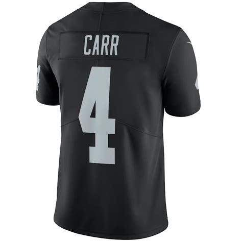 Men's Las Vegas Raiders Derek Carr Nike Black Vapor Untouchable Limited Player Jersey