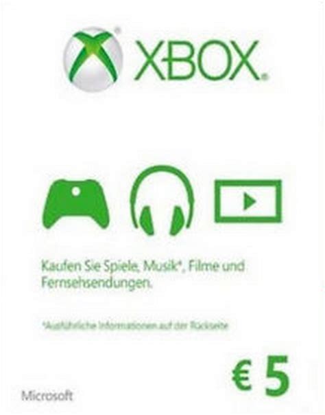 Microsoft Gift Card - 5 EUR /360 | Xbox One/Xbox 360 | CDKeys