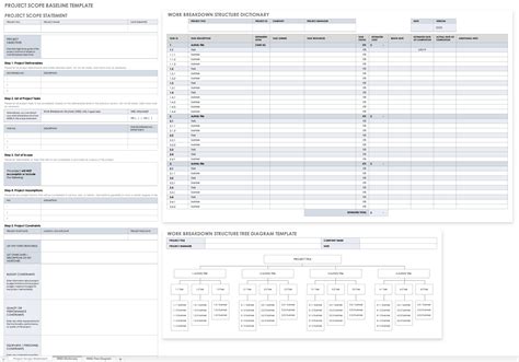 Project Scope Example Scope Baseline Project Scope Statement Templates ...