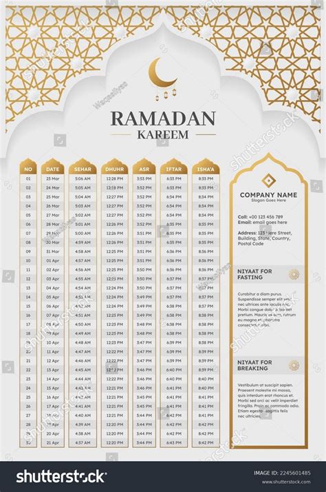 Islamic Calendar 2024 Ramadan Date Time - Nevsa Adrianne