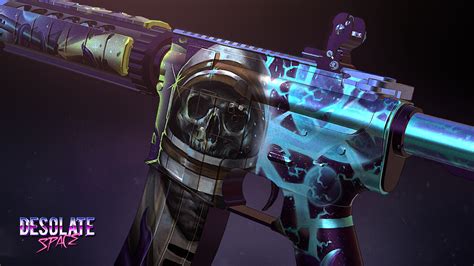 PC-CSGO | M4A4 "Desolate Space" [ Shipping in a Weapon Case ] — polycount