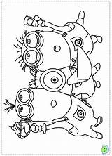 Despicable Me 2 Coloring Pages Minions sketch template