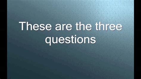 The Three hardest questions in the World - YouTube