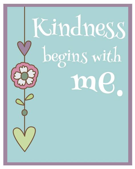 Kindness Begins With Me - Or so she says...