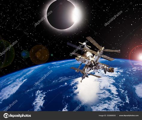 Space Station Solar Eclipse