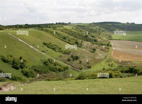 Dunstable Downs, A Chalk Escarpment in the Chilterns, Bedfordshire Stock Photo, Royalty Free ...