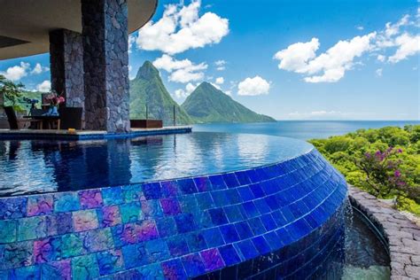 Jade Mountain, St. Lucia’s Most Passionate Luxury Resort | Hotel pool, Luxury resort, Pool
