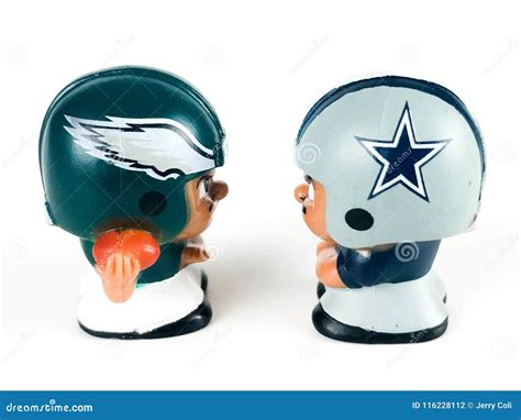 Eagles Vs Cowboys Rivalry, Li`l Teammates Style Editorial Photography ...