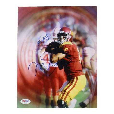 Mark Sanchez Signed USC Trojans 8x10 Photo Inscribed "Fight On!" (PSA ...