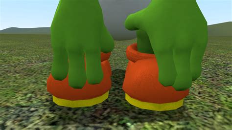 Yoshi touching his Feet by PickleNick95 on DeviantArt