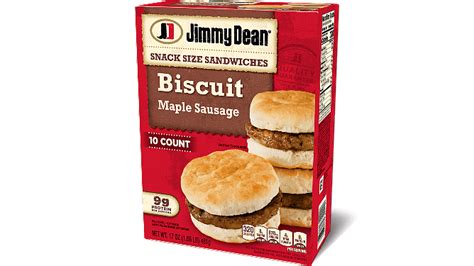 Maple Sausage Biscuit Snack Size Sandwiches | Jimmy Dean® Brand