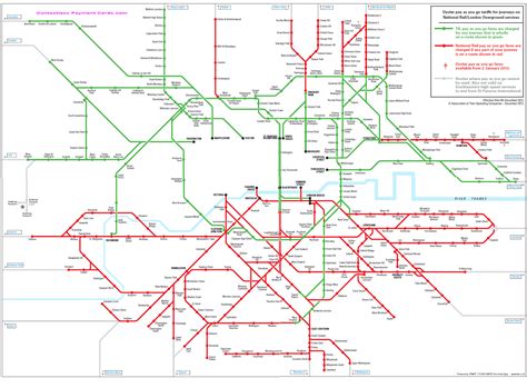 Tube and Rail Map - The Official UK Top Journey Planner Map Directions