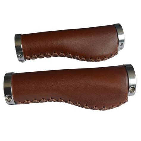 Mountain Bicycle Handlebar Grip Classic Bike Handlebar Grips Retro PU ...