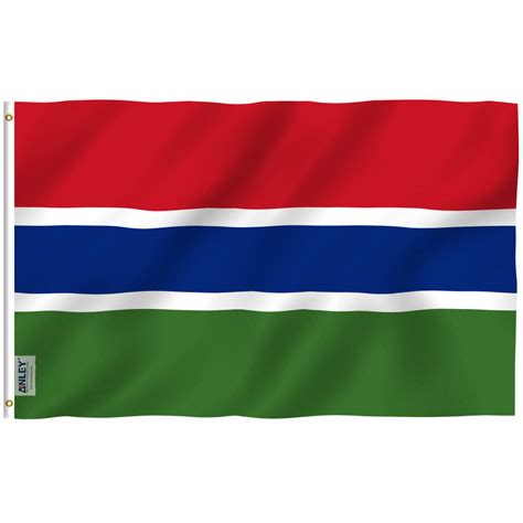 Fly Breeze Gambia Flag 3x5 Foot - Anley Flags