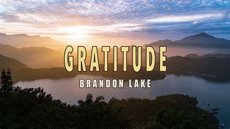 Gratitude - Brandon Lake - Lyric Video Chords - Chordify