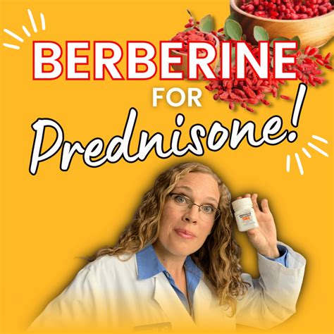 The Benefits of Berberine for Prednisone Side Effects | Dr. Megan