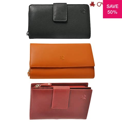 50% off on Ladies Italian Leather Wallets