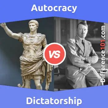 Autocracy vs. Dictatorship: 5 Key Differences, Pros & Cons, Examples ...