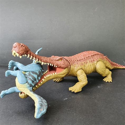 JURASSIC WORLD MATTEL SARCOSUCHUS & MUSSAURUS DINOSAUR, Hobbies & Toys ...