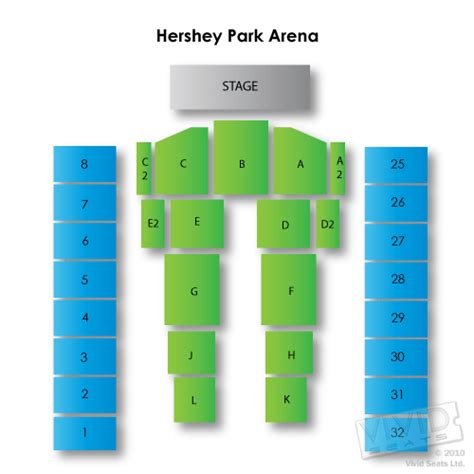 Hershey Park Arena Seating Chart | Vivid Seats