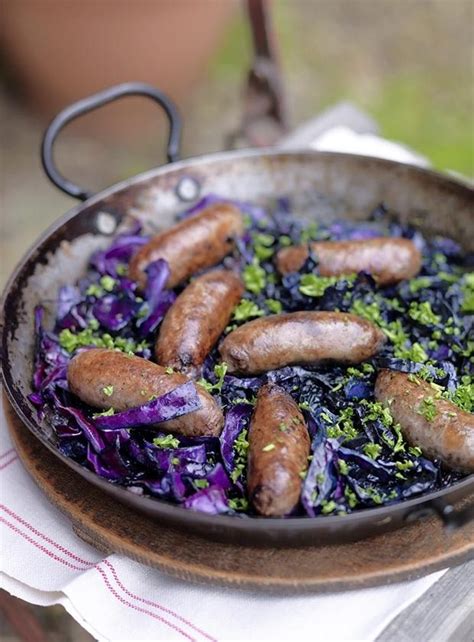 Braised cabbage recipe with sausages | Braised cabbage, Cabbage recipes with sausage, Braised ...