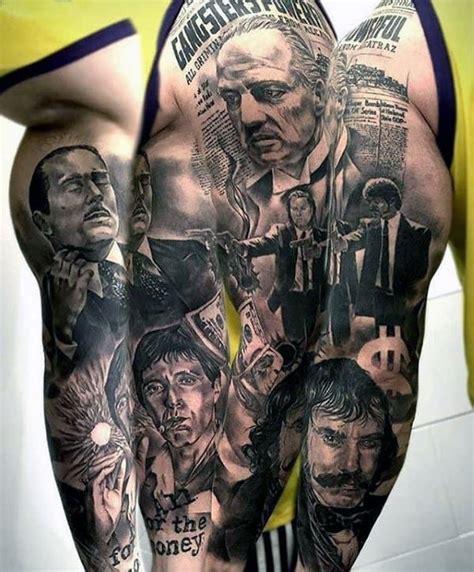 49 Amazing Gangster Tattoos for Men | Gangster tattoos, Tattoos for ...