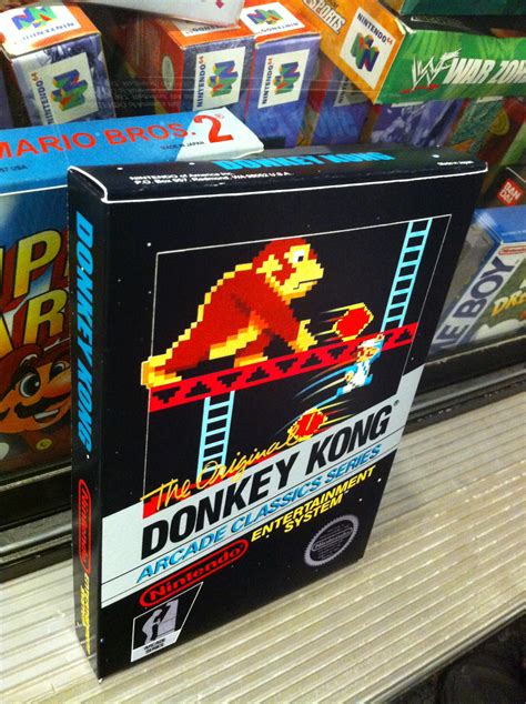 NES Donkey Kong Arcade Classics BoxBox My Games! Reproduction game boxes