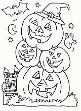 Free Spooky Halloween Coloring Pages Download  sketch template