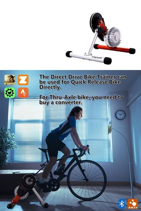 Unisky Direct Drive Bike Trainer Smart Bike Trainer Stand for Indoor Riding, Compatible with ...