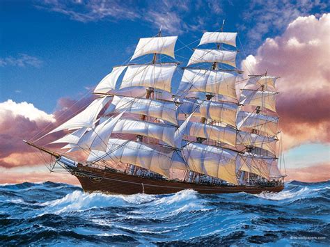 Sailing Ship Paintings | Парусный спорт, Живопись с кораблями, Картины кораблей