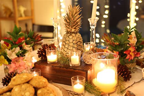 Christmas in Hawaii party. Tropical winter themed party. I kept the ...