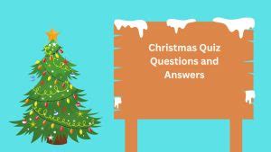 Christmas Quiz Questions and Answers