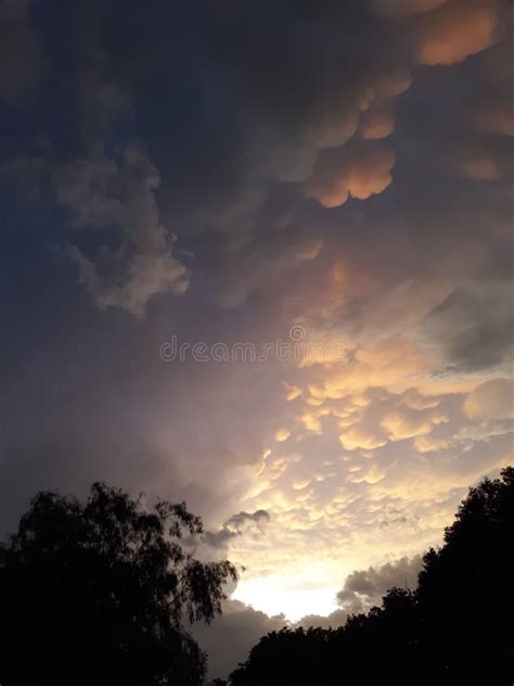 Sunset tornado stock image. Image of rain, cloudy, tornado - 153536321