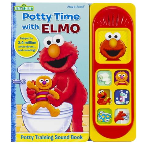 Sesame Street - Potty Time with Elmo - Potty Training Sound Book - PI ...