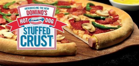 Food Legend | DOMINO’S HOT DOG STUFFED CRUST Fats Domino’s...