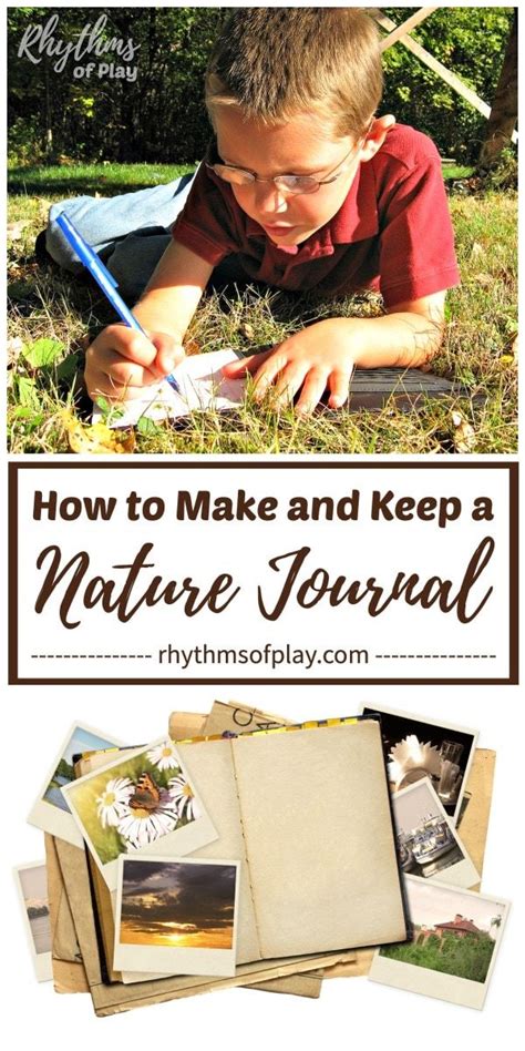 How to Make (and Keep) a Nature journal. DIY Nature journals make it fun for kids (and adults ...