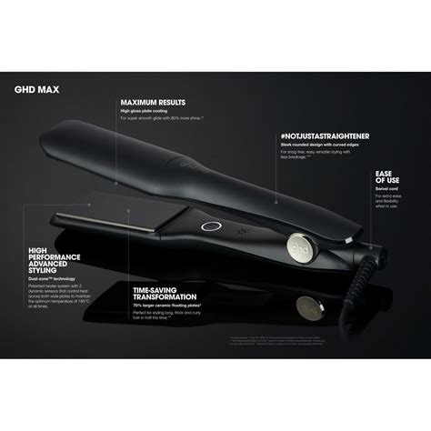 GHD Max Hair Straightener | Professional Hair Straighteners – Intelligent Hand Dryers