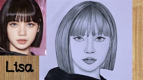 How To Draw Blackpink Lisa Step By Step Drawing Tutorial Youcandraw ...