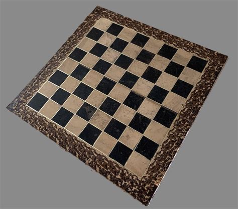 Antique Folding Chess Board - Chess Antiques