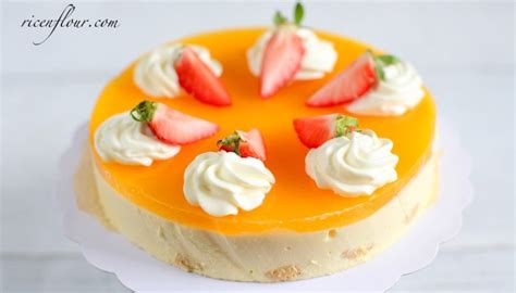 No-bake Passion Fruit Cheesecake recipe (with video) - Rice 'n Flour