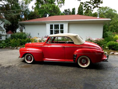 Ford 1946 Super Deluxe Convertible Hot Rod - Classic Ford SUPER DELUXE ...