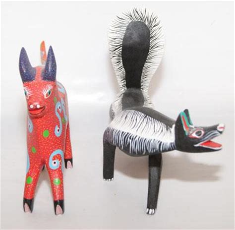 TWO MEXICAN FOLK ART ANIMALS