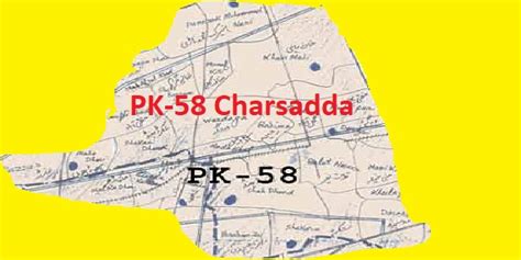 PK-58 Charsadda Area, Map, Candidates and Result