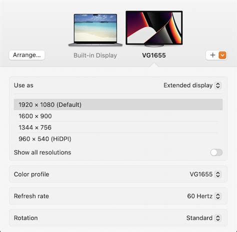 How to Arrange the Virtual Location of Multiple Displays in MacOS? from ...