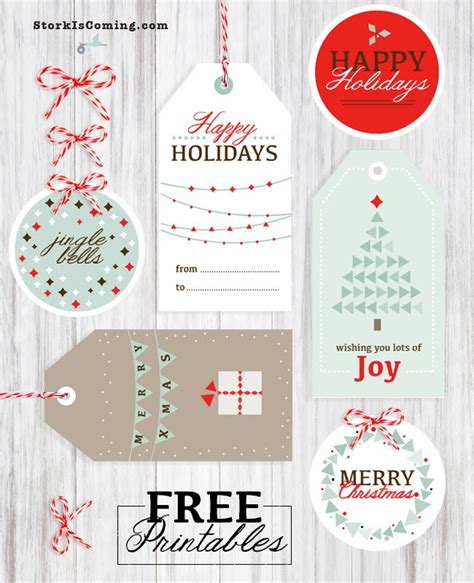 47 Free Printable Christmas Gift Tags (That You Can Edit and Personalize Instantly!) - MoneyPantry