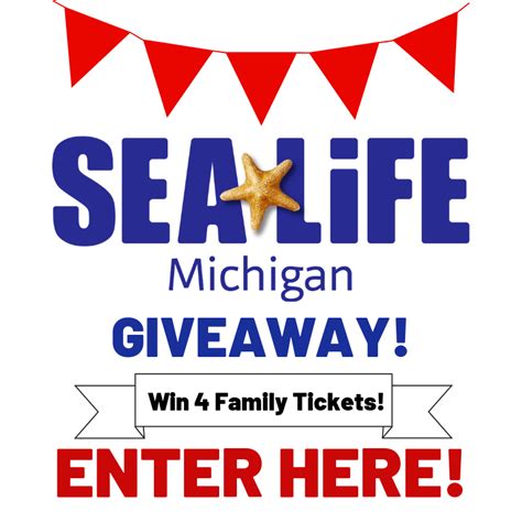 SEA LIFE Aquarium (Michigan) 4 Family Tickets Giveaway! Ends 11/06/2018 - Michigan Mama News