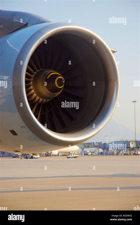 Commercial Jet Engine Stock Photo - Alamy