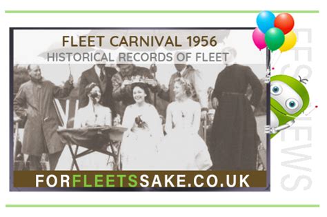 FLEET CARNIVAL 1956 - HISTORY OF FLEET HAMPSHIRE