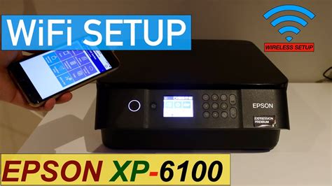 Epson XP 6100 WiFi Setup, Wireless Setup Using iPhone. - YouTube