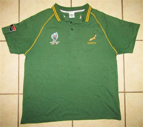 Sporting Memorabilia - 2019 World Cup Springbok Rugby Shirt - XL Size ...